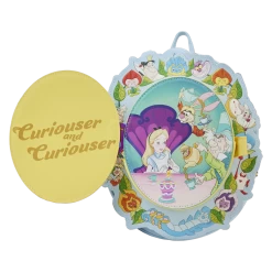 Alice In Wonderland Cameo Mini Backpack - Loungefly USA Exclusive -Toy World Shop WDBK3078 LFDISNEYALICEINWONDERLANDCAMEOMINIBACKPACK0387OPEN 9afb4f44 85d3 489c b20a 287c7b51377a