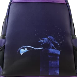Limited Edition Maleficent Window Box Glow Mini Backpack - Loungefly.com Exclusive -Toy World Shop WDBK3079 LFDISNEYMALIFICENTWINDOWBOXMINIBACKPACK0363DETAIL