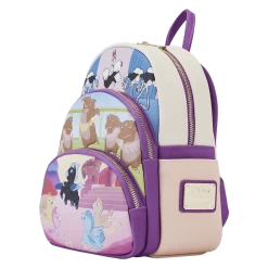 Fantasia Scenes Triple Pocket Mini Backpack - Loungefly USA Exclusive -Toy World Shop WDBK3137 LFDISNEYFANTASIASCENESTRIPLEPOCKETMINIBACKPACK0956SIDE