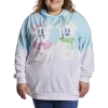 LOUNGEFLY Mickey & Minnie Pastel Snowman Hoodie 1 LOUNGEFLY Mickey & Minnie Pastel Snowman Hoodie -Toy World Shop WDLFHD0037S LFDISNEYMICKEYANDMINNIEPASTELSNOWMANUNISEXHOODIEHEATHERCLOSEUP