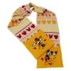 LOUNGEFLY Exclusive - Disney Fall Mickey And Minnie Mouse Fair Isle Scarf -Toy World Shop WDSF0114 1