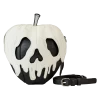 Stitch Shoppe Evil Queen Exclusive Black Glitter Poison Apple Glow Crossbody Bag - Loungefly USA Exclusive -Toy World Shop WDSSTB0036 SSDISNEYEVILQUEENPOISONBLACKAPPLECROSSBODY3388FRONT
