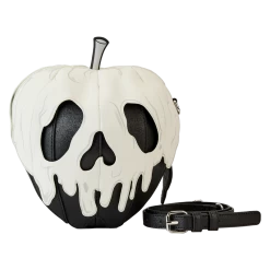 Stitch Shoppe Evil Queen Exclusive Black Glitter Poison Apple Glow Crossbody Bag - Loungefly USA Exclusive
