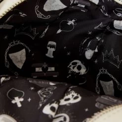 Stitch Shoppe Evil Queen Exclusive Black Glitter Poison Apple Glow Crossbody Bag - Loungefly USA Exclusive -Toy World Shop WDSSTB0036 SSDISNEYEVILQUEENPOISONBLACKAPPLECROSSBODY3393INSIDE