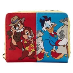 Exclusive - Disney Afternoon Cartoons Color Block Zip Around Wallet - Loungefly.com Exclusive