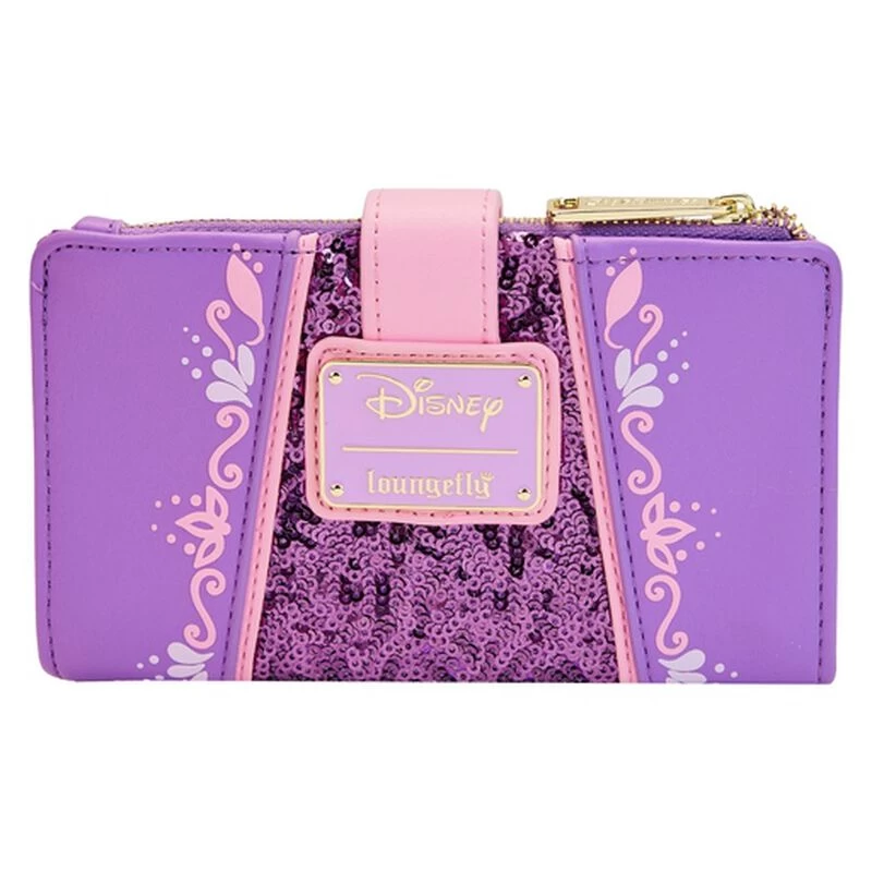 Exclusive - Rapunzel Sequin Glow Flap Wallet - Loungefly.com Exclusive 8 Exclusive - Rapunzel Sequin Glow Flap Wallet - Loungefly.com Exclusive - Image 6