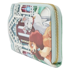 Lady And The Tramp Portrait House Zip Around Wallet - Loungefly.com Exclusive -Toy World Shop WDWA2480 LFDISNEYLADYANDTHETRAMPZIPAROUNDWALLET0380SIDE