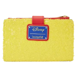 Snow White Princess Sequin Series Flap Wallet - Loungefly.com Exclusive 8 Snow White Princess Sequin Series Flap Wallet - Loungefly.com Exclusive -Toy World Shop WDWA2531 LFDISNEYSNOWWHITESEQUINSERIESFLAPWALLET0862BACK