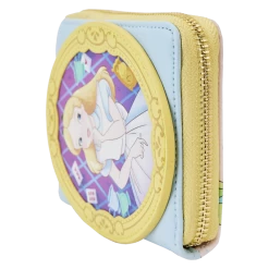 Alice In Wonderland Cameo Zip Around Wallet - Loungefly.com Exclusive -Toy World Shop WDWA2544 LFDISNEYALICEINWONDERLANDCAMEOZIPAROUNDWALLET0399SIDE