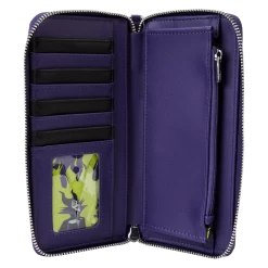Maleficent Window Box Glow Zip Around Wristlet Wallet - Loungefly.com Exclusive -Toy World Shop WDWA2545 LFDISNEYMALIFICENTWINDOWBOXZIPAROUNDWRISTLET0370INSIDE