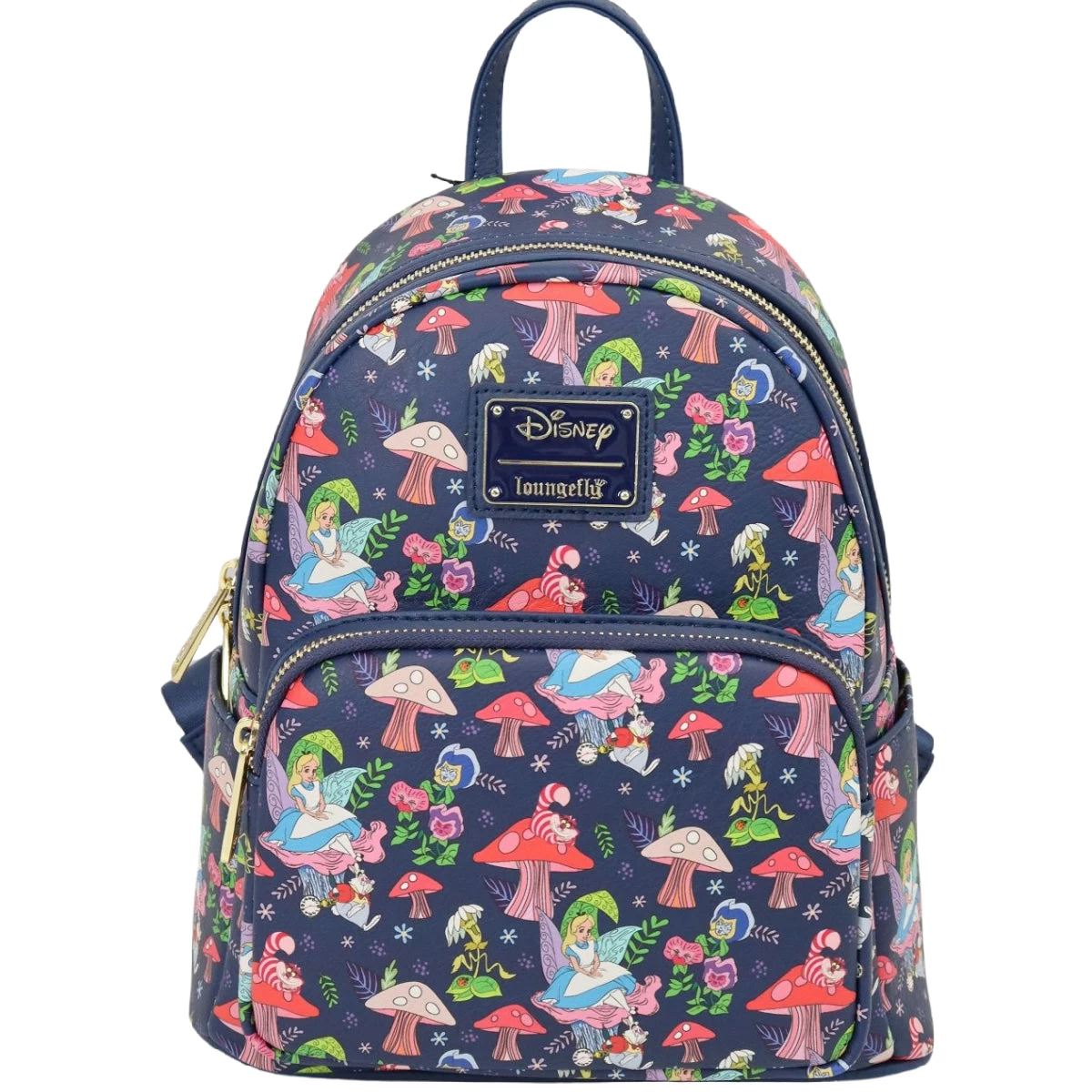 LOUNGEFLY Alice In Wonderland AOP Mini Backpack - Cordy's Corner Exclusive 3 LOUNGEFLY Alice In Wonderland AOP Mini Backpack - Cordy's Corner Exclusive