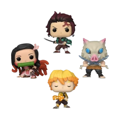 FUNKO Demon Slayer: Kimetsu No Yaiba - 4-PackPop! Crunchy Roll Exclusive -Toy World Shop funko funko demon slayer kimetsu no yaiba 4 pack funko pop 32447857655852 2000x2000 65b91dfd a11f 4dc3 bf47 6cee09d6b423