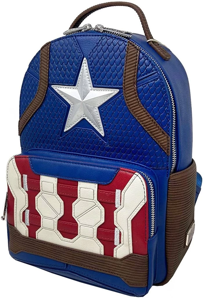 Loungefly Captain America Infinity Saga Mini Backpack- Shop Hippo Exclusive 3 Loungefly Captain America Infinity Saga Mini Backpack- Shop Hippo Exclusive