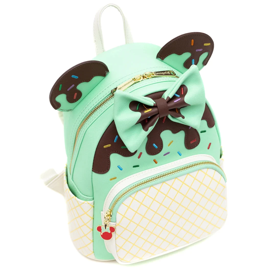 Loungefly - Disney Minnie Mouse Ice Cream Trio Mini Backpack - Pink A La Mode Exclusive 14 Loungefly - Disney Minnie Mouse Ice Cream Trio Mini Backpack - Pink A La Mode Exclusive - Image 12