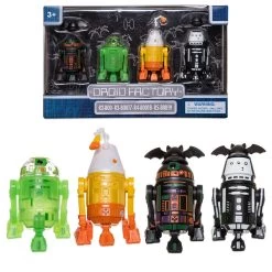 STAR WARS R2-BOO, R3-BOO17, R4-BOO18 & R5-BOO19 Droid Factory Figure