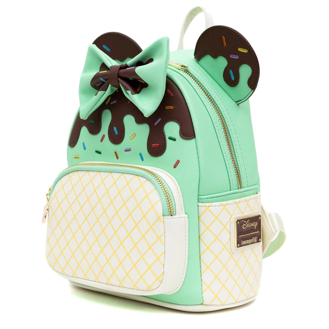 Loungefly - Disney Minnie Mouse Ice Cream Trio Mini Backpack - Pink A La Mode Exclusive 16 Loungefly - Disney Minnie Mouse Ice Cream Trio Mini Backpack - Pink A La Mode Exclusive - Image 14