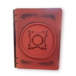 STAR WARS Galaxy Edge Jedi Wooden Note Pad Red