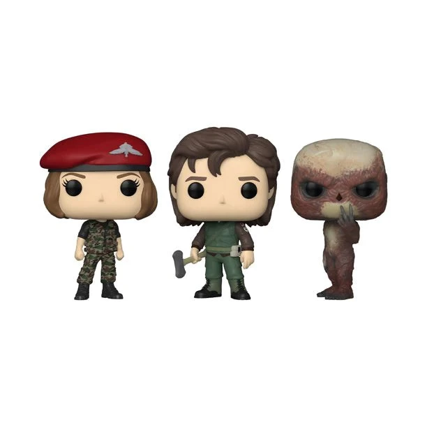 FUNKO Pop! TV: Stranger Things - Steve, Robin And Vecna Vinyl Figure 3-Pack (Walmart Exclusive) 4 FUNKO Pop! TV: Stranger Things - Steve, Robin And Vecna Vinyl Figure 3-Pack (Walmart Exclusive) - Image 2