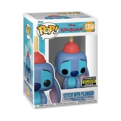 FUNKO Lilo & Stitch Stitch With Plunger Pop! Vinyl Figure #1354 - Entertainment Earth Exclusive
