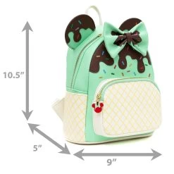 Loungefly - Disney Minnie Mouse Ice Cream Trio Mini Backpack - Pink A La Mode Exclusive 36 Loungefly - Disney Minnie Mouse Ice Cream Trio Mini Backpack - Pink A La Mode Exclusive -Toy World Shop image 5f0fa5a4 77d4 4be1 b90a 4875ee472419