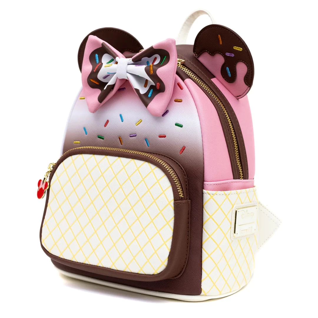 Loungefly - Disney Minnie Mouse Ice Cream Trio Mini Backpack - Pink A La Mode Exclusive 20 Loungefly - Disney Minnie Mouse Ice Cream Trio Mini Backpack - Pink A La Mode Exclusive - Image 18