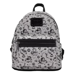 Loungefly Laika Coraline Tattoo AOP Mini Backpack - Grotto Treasures Exclusive