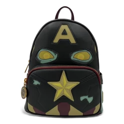 Loungefly Marvel What If? Zombie Captain America Cosplay Mini Backpack - Grotto Treasures Exclusive