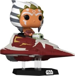 FUNKO Pop! Ride Super Deluxe: Star Wars Hyperspace Heroes - Ahsoka Tano In Delta 7 Jedi Starfighter– Amazon Exclusive