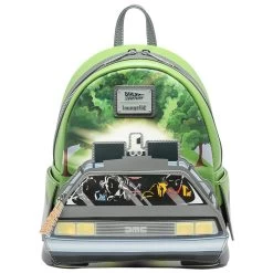 707 Street Exclusive - Loungefly Universal Back To The Future Light-Up DeLorean Mini Backpack