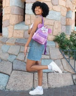 LOUNGEFLY 707 Street Exclusive -Disney The Minnie Mouse Classic Series Mini Backpack - Lavender Haze -Toy World Shop medium 58f0d500 a26d 4f72 af09 4caaff514437