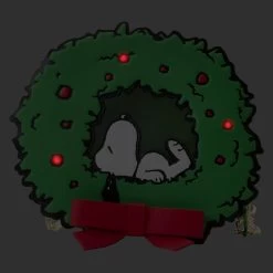 LOUNGEFLY Peanuts Snoopy Woodstock Light Up Wreath Crossbody -Toy World Shop medium 909d6fca 48e4 4fdb ba52 7e928682b77e