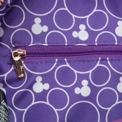 LOUNGEFLY 707 Street Exclusive -Disney The Minnie Mouse Classic Series Mini Backpack - Lavender Haze -Toy World Shop medium 9fc3fbdc dc55 47d7 a842 e6777ae9ebf1