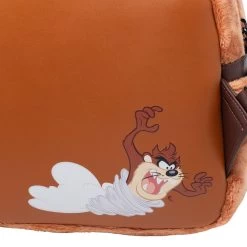 LOUNGEFLY 707 Street Exclusive -Warner Brothers Looney Tunes Tasmanian Devil Plush Cosplay Mini Backpack -Toy World Shop medium d2a5b3d3 c670 40db b1c5 7bfc3ace9968