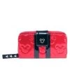 Loungefly Mickey And Minnie Red And Black Patent Embossed Wallet- Fun Exclusive -Toy World Shop mickey minnie red black patent embossed wallet alt 5