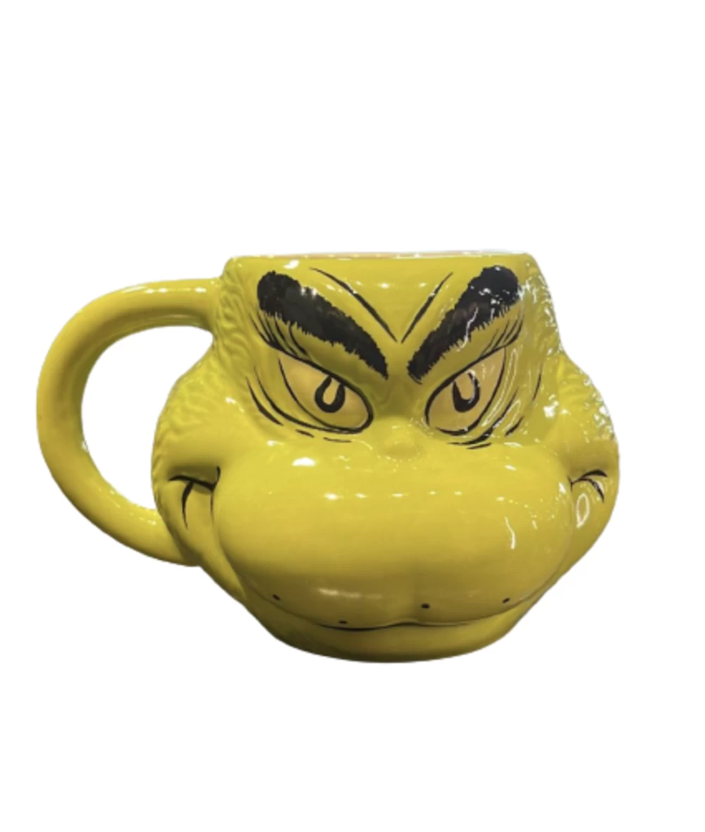 Universal Studios Dr. Seuss Grinch Figural Head Mug 3 Universal Studios Dr. Seuss Grinch Figural Head Mug
