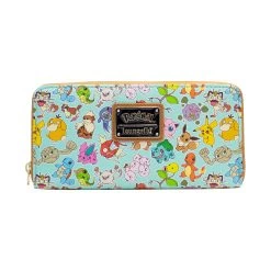 LOUNGEFLY Collection Lounge Exclusive Lf Pokemon Teal Wallet